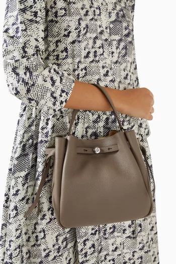 Romy Bucket Bag in Leather