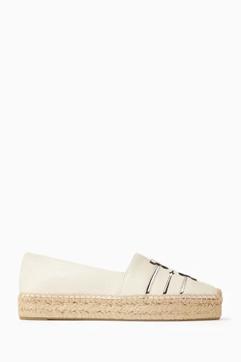 Ines Platform Espadrilles in Leather