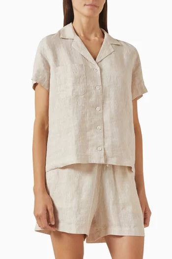 Sicily 1 Pyjama Set in Linen