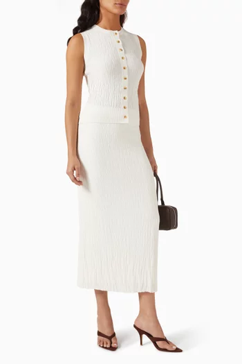 Jospehine Knit Skirt in Eco Viscose Blend