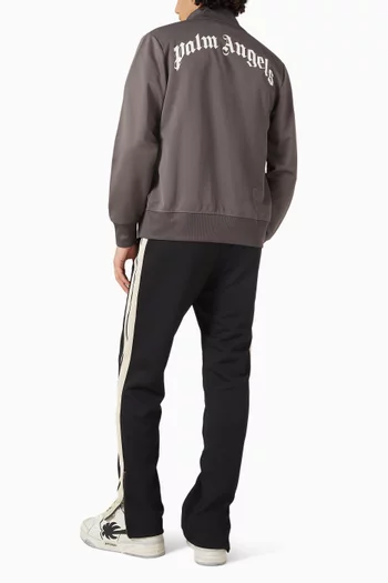 Back Curved Logo Jacket