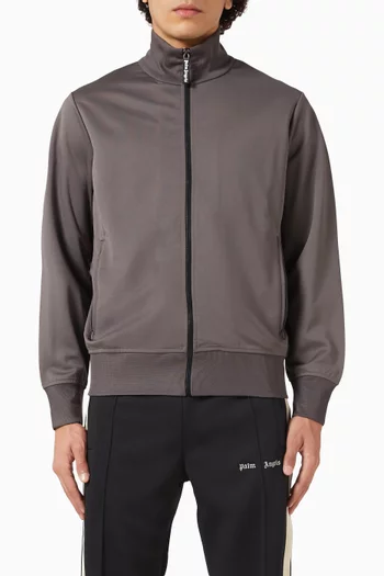 Back Curved Logo Jacket