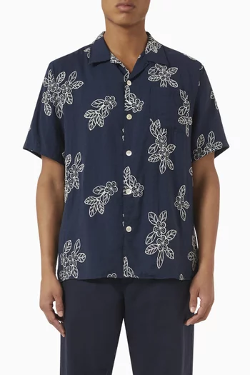 Leo Embroidery Shirt