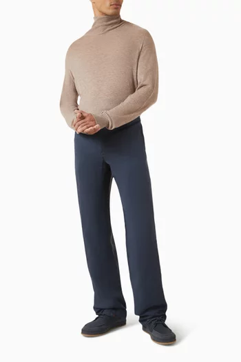 Mock Neck Knit Sweater