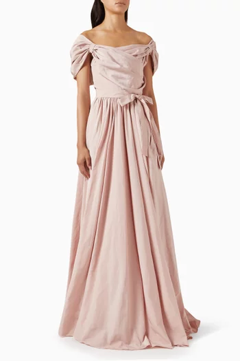 Lamya Gown in Taffeta