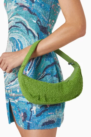 Demy Convertible Beaded Shoulder Bag