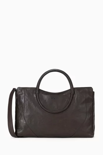 Maude Satchel Bag in Leather