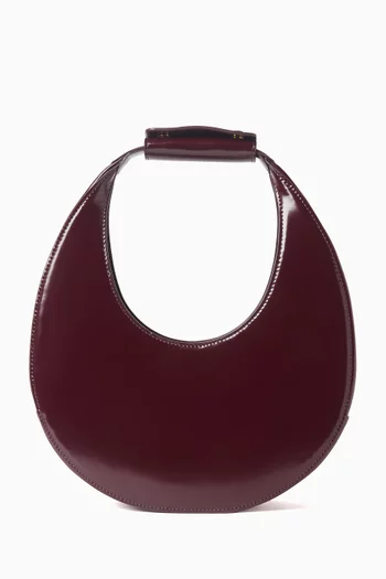 Moon Tote Bag in Polished Leather