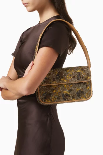 Tommy Beaded Shoulder Bag