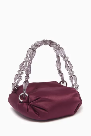 Tiny Nino Tote Bag in Silk Satin