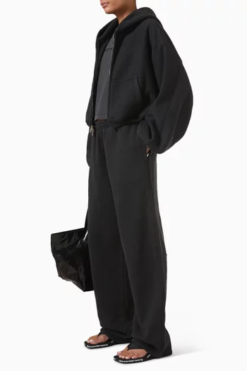 Articulated-leg Sweatpants in Cotton