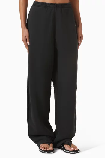 Articulated-leg Sweatpants in Cotton