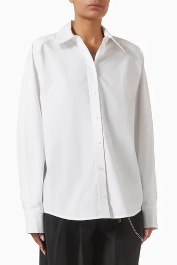 Oversized Necklace Shirt in Cotton