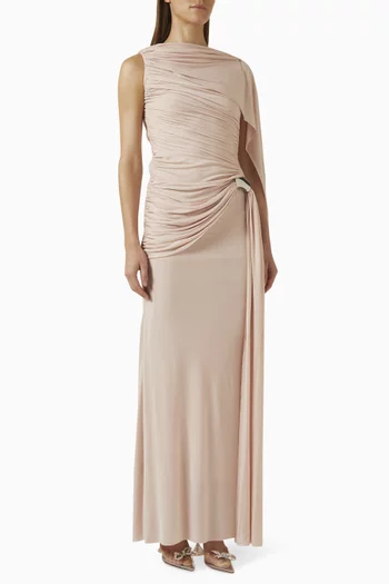 Helena Dress in Stretch Crepe Knit