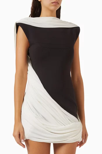 Cdam37 Mini Dress in Stretch Crepe Knit