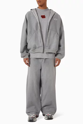 Trompe L'oeil Sweatpants in Denim