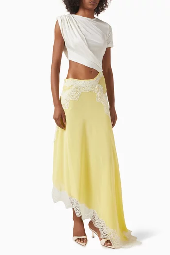 فستان فيرف بتي شيرت ملفوف