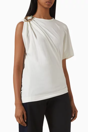 Stone-pin T-shirt in Jersey