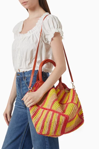 La Aventurera Tote Bag in Toquilla Straw