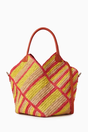La Aventurera Tote Bag in Toquilla Straw