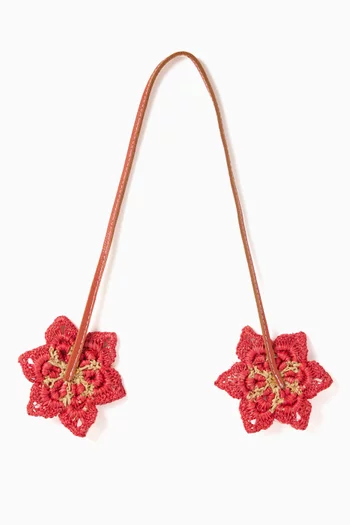 Flower Charm in Toquilla Straw