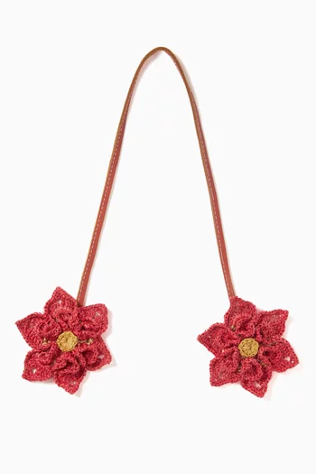 Flower Charm in Toquilla Straw