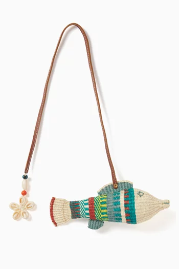 Fish Charm in Toquilla Straw