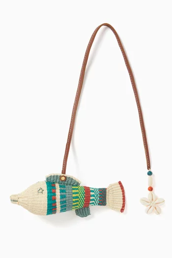 Fish Charm in Toquilla Straw