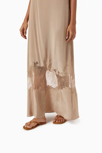 Freja Thong Sandals in Suede