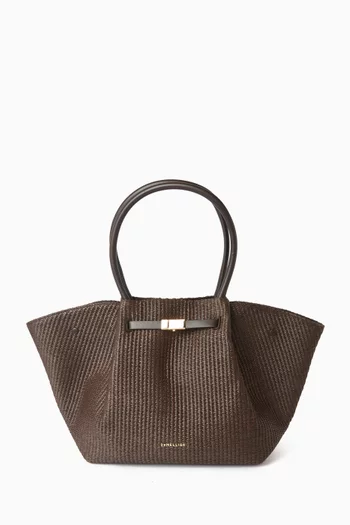 The New York Tote Bag in Raffia