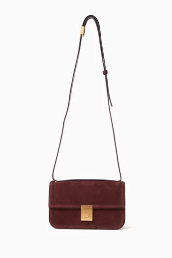 The Paris Crossbody Bag in Suede