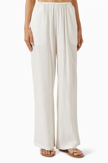 The Monaco Pants in Linen-blend