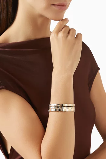 The Well Done Bracelet Stack in Brass