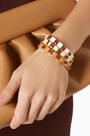 The Neutral Standouts Bracelets in Gold-plated Brass