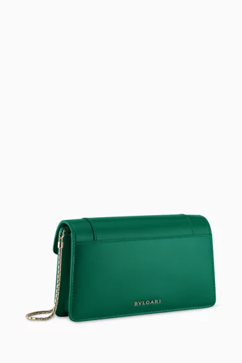 Serpenti Forever Pochette in Calf Leather
