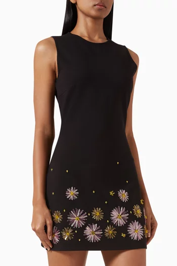 Mercer Bead-embellished Dress in Viscose Blend