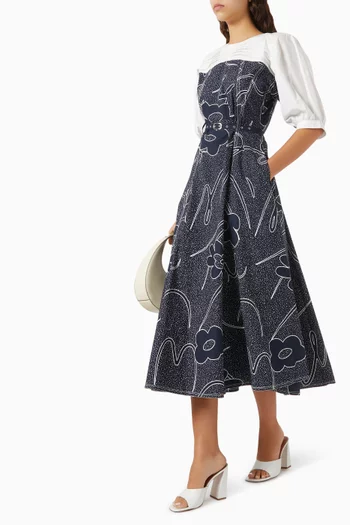 Starry Belted Dress