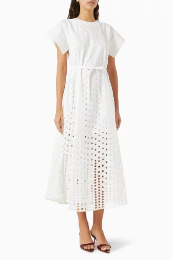 Shell Belted Dress