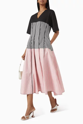 Linear Midi Dress