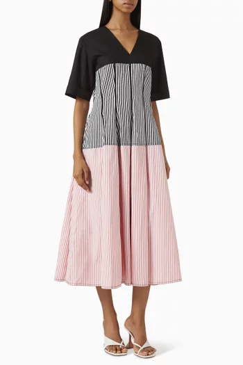 Linear Midi Dress