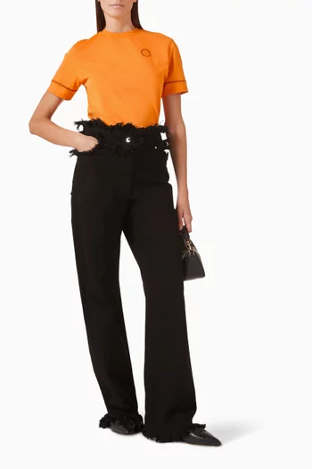 Jour-stitch T-shirt in Organic Cotton