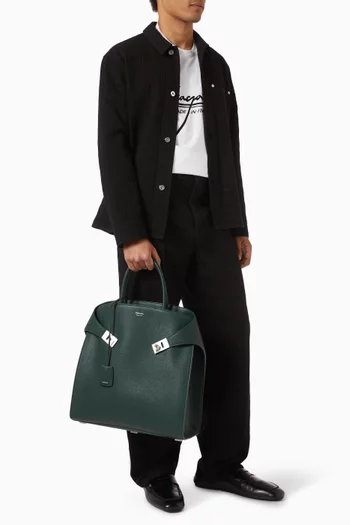 Hug Tote Bag in Leather