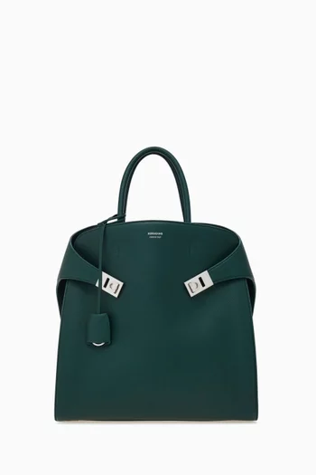Hug Tote Bag in Leather
