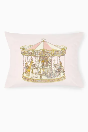 Carousel Cushion in Cotton-satin