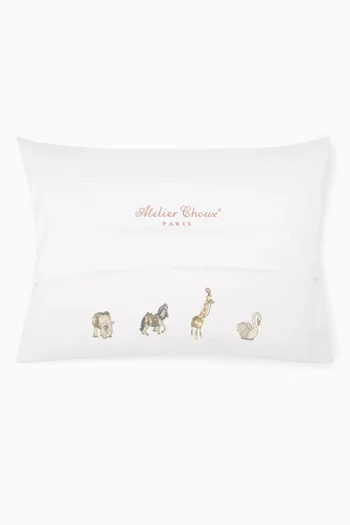 Carousel Cushion in Cotton-satin