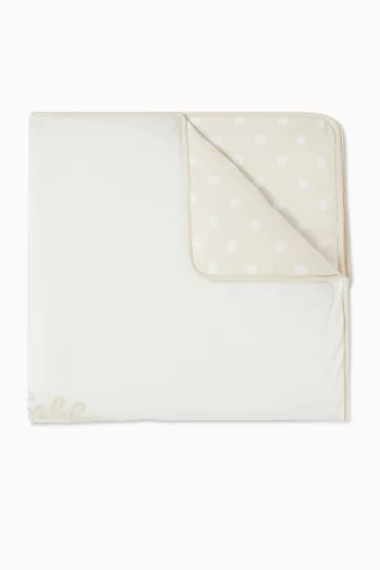 Polka-dot Baby Blanket in Cotton