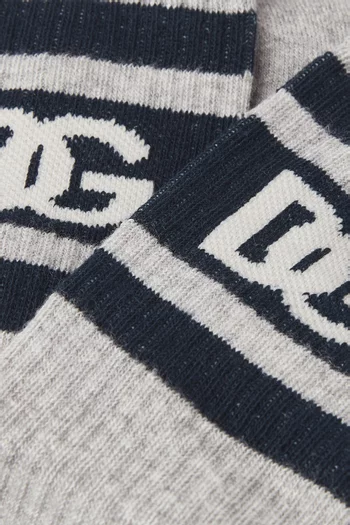 Logo Socks in Cotton Blend