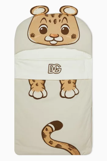Lion Printed Sleeping Bag in Cotton