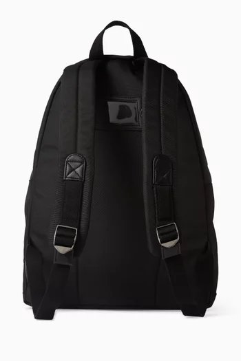 Logo-embroidered Backpack in Nylon