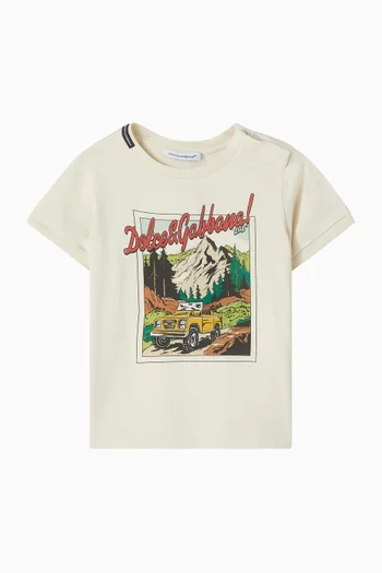 Graphic Logo T-shirt in Cotton